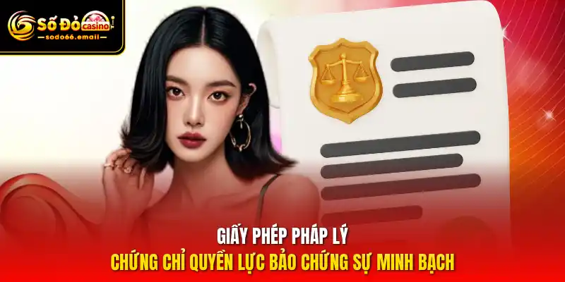 Giấy phép pháp lý – Chứng chỉ quyền lực bảo chứng sự minh bạch
