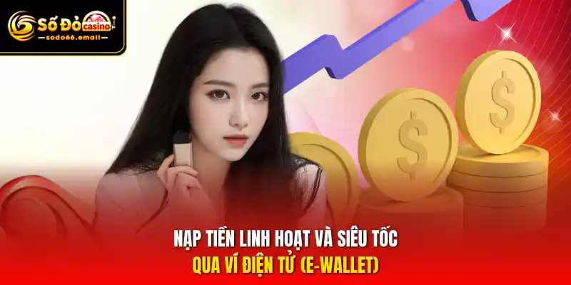 Nạp tiền linh hoạt và siêu tốc qua ví điện tử (E-Wallet)